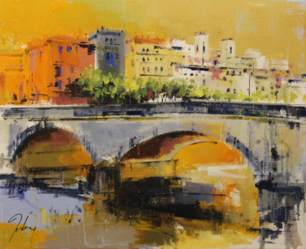 Puente de piedra. Gerona