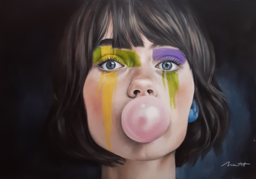 Amarillo, rosa y verde