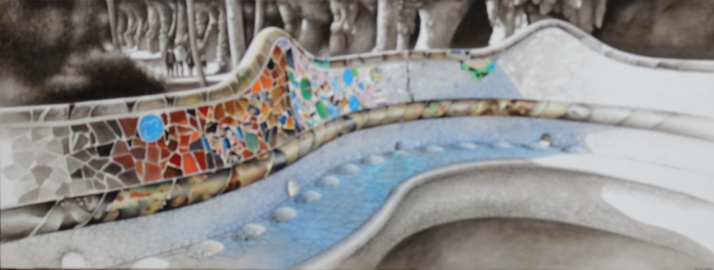 Light and colours. Park Güell