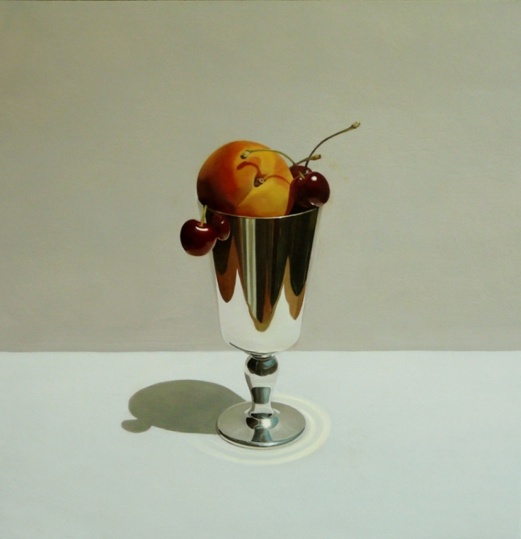 COPA DE MELOCOTÓN Y CEREZAS