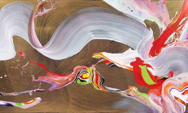 Colores sobre dorado