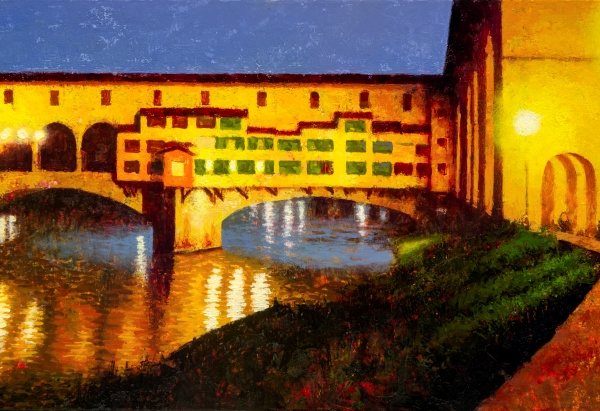 Noche en el Ponte Vecchio