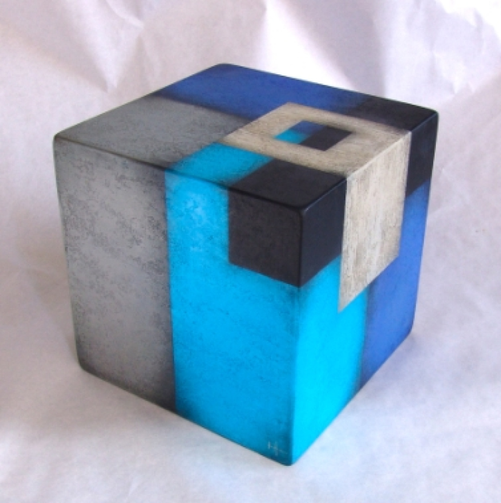 Blue cube