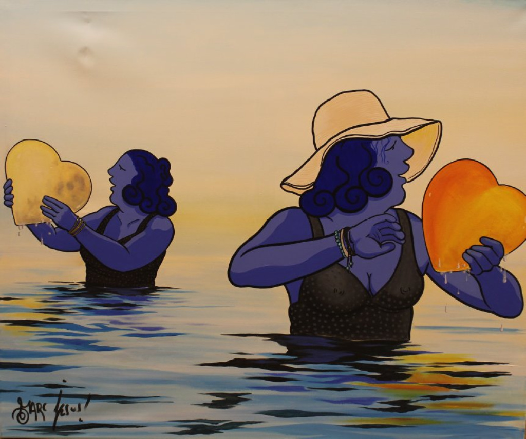 Bain avec l'amour