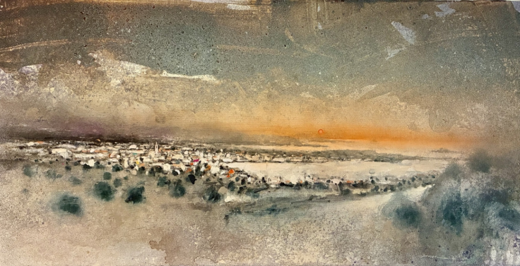 First lights in Cadaqués