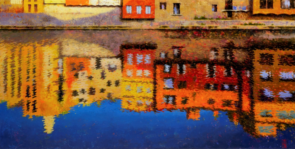 Last lights in Girona