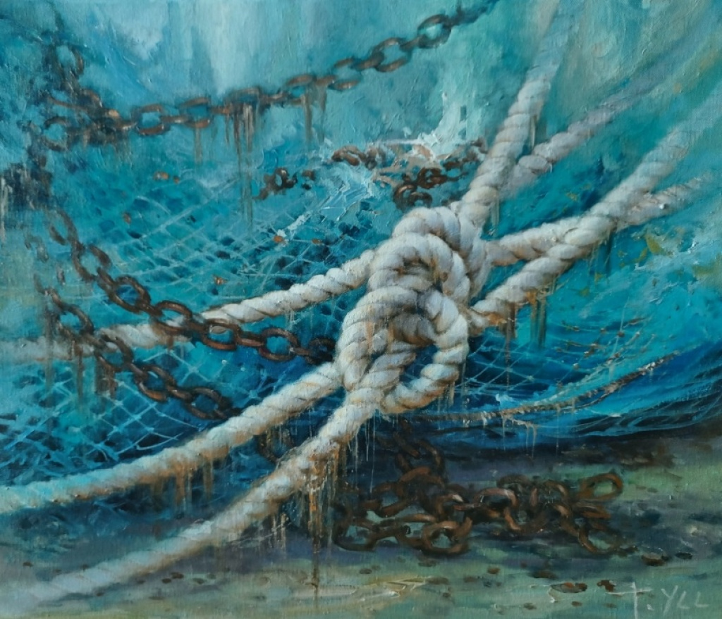 KNOT IN BLUE