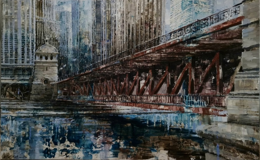 CHICAGO. RED BRIDGE