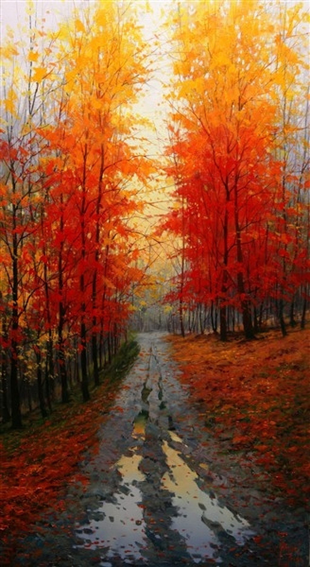 LANDSCAPE IN REDS