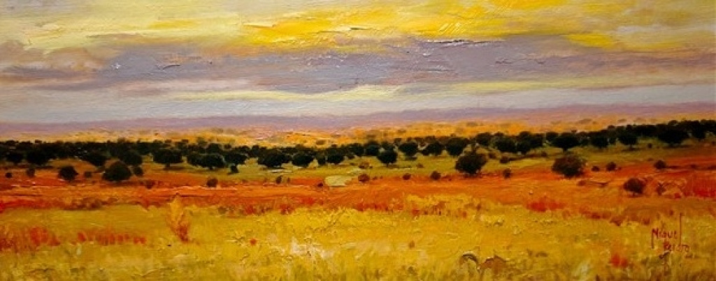 HORIZON WITH OLIVE TREES
