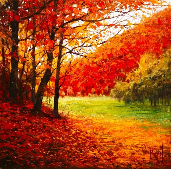 MEADOW AMONG REDS