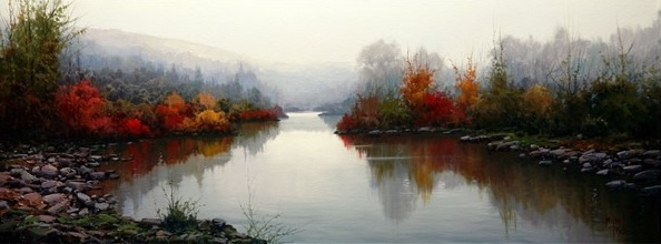 FOG ON THE RIVER
