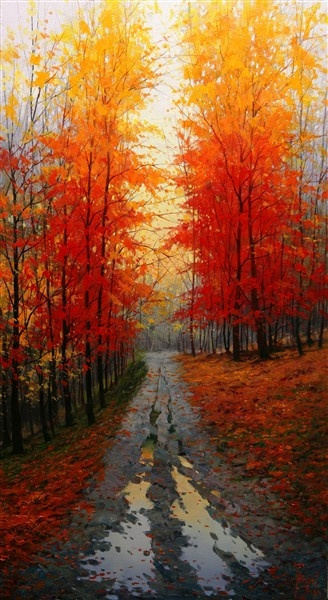 LANDSCAPE IN REDS